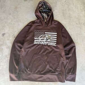 Mossy-oak Men's Brown and Green Hoodie